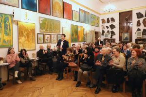 1368nd Liszt Evening. Wrocław, Music and Literature Club, 24th Feb 2020. .<br> The performers were Michał Michalski piano and Juliusz Adamowski - commentary. Photo by Stanislaw Wroblewski.